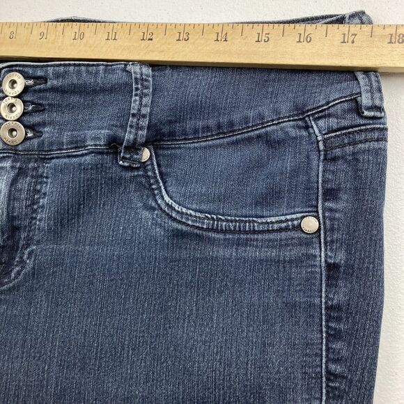Torrid Jegging Skinny Super Soft Jean 14R Blue High Rise 3-Button Stretch - Picture 9 of 16